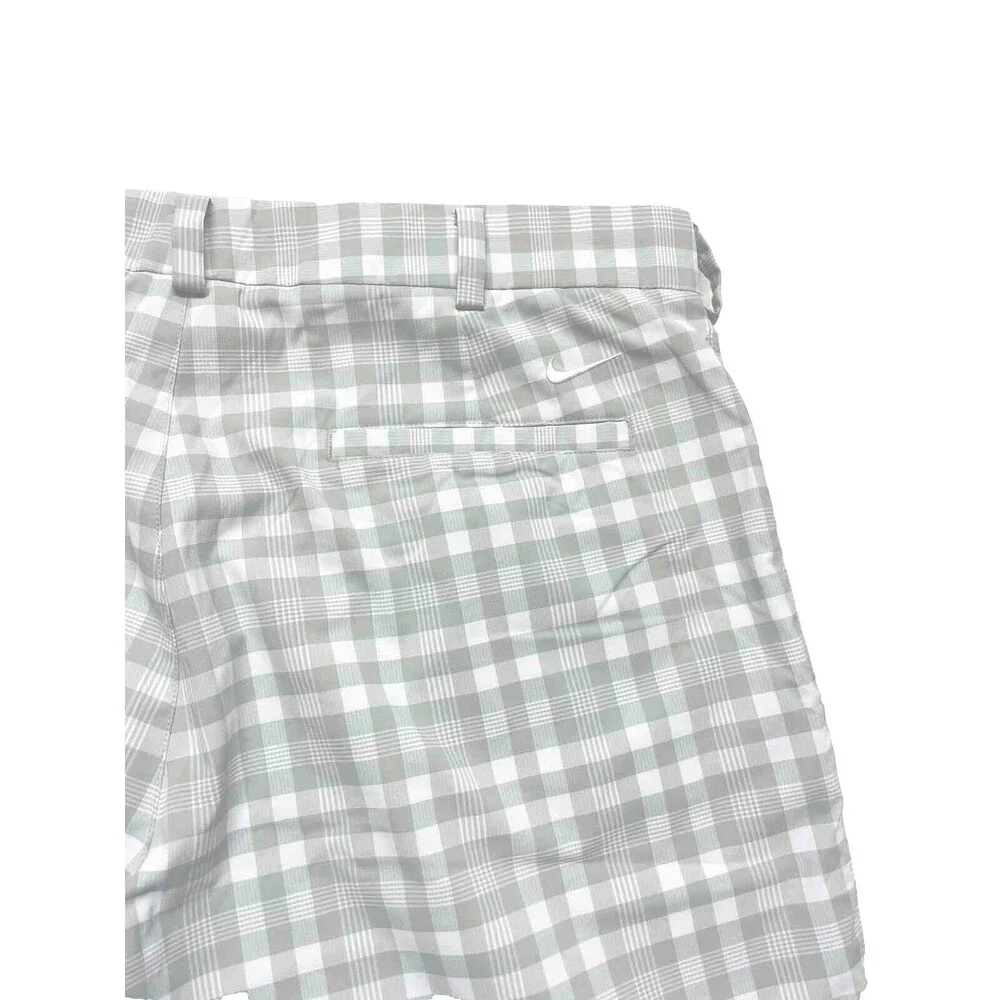Nike Golf Shorts Dri-Fit Performance Plaid Flat Athletic Men’s Size 35
